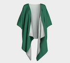 Bright Green Draped Kimono