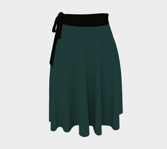 Sea Green Wrap Skirt