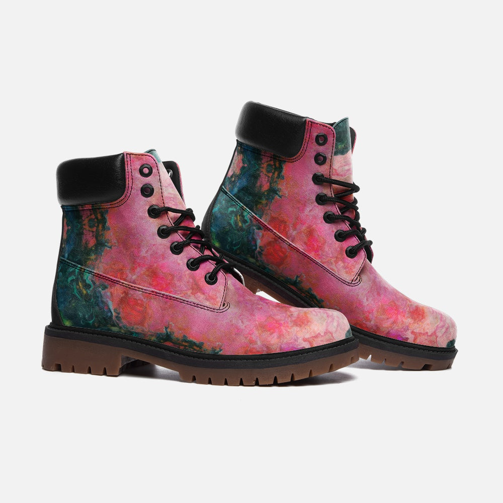 Vegan Suede Boot in Feel the Borboleta