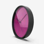 Fabulous Fuchsia Numberless Silent Wall Clock