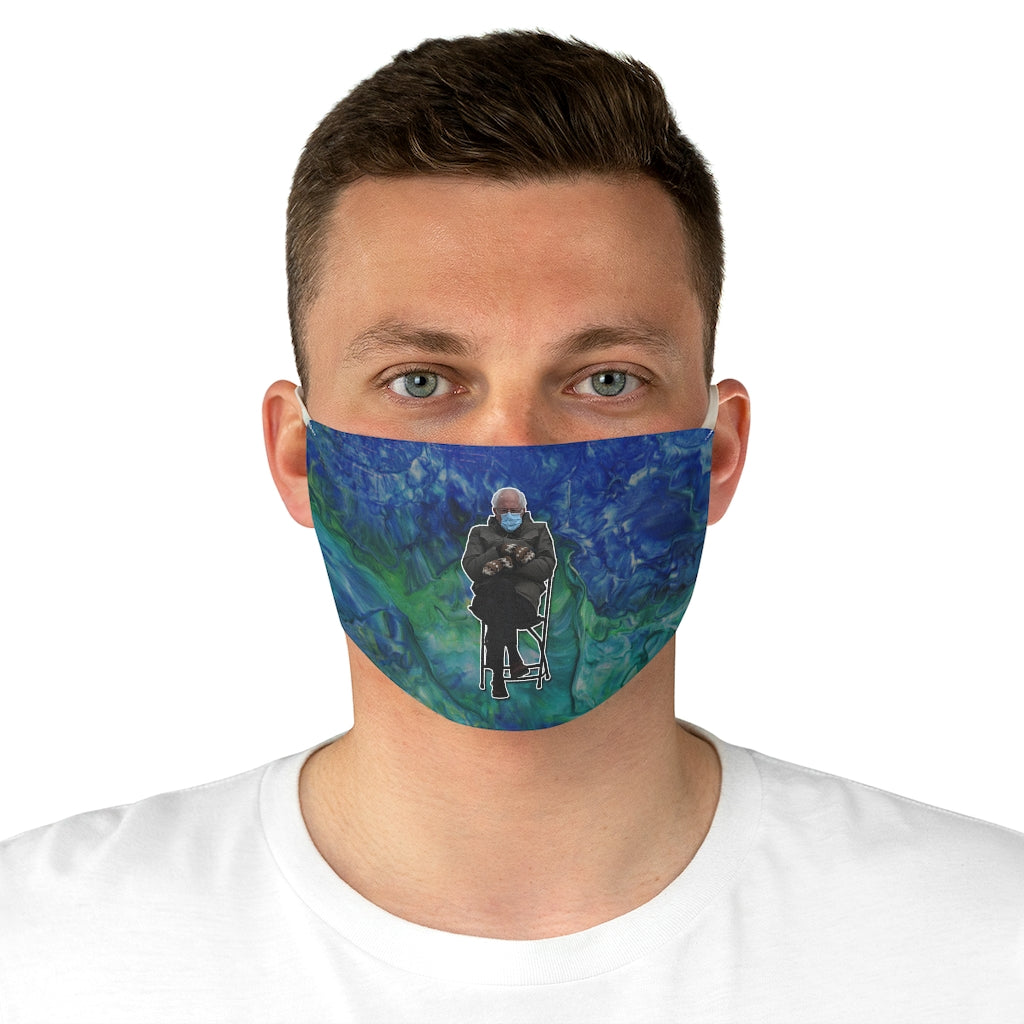 Bernie on Aura Splash Water Fabric Face Mask