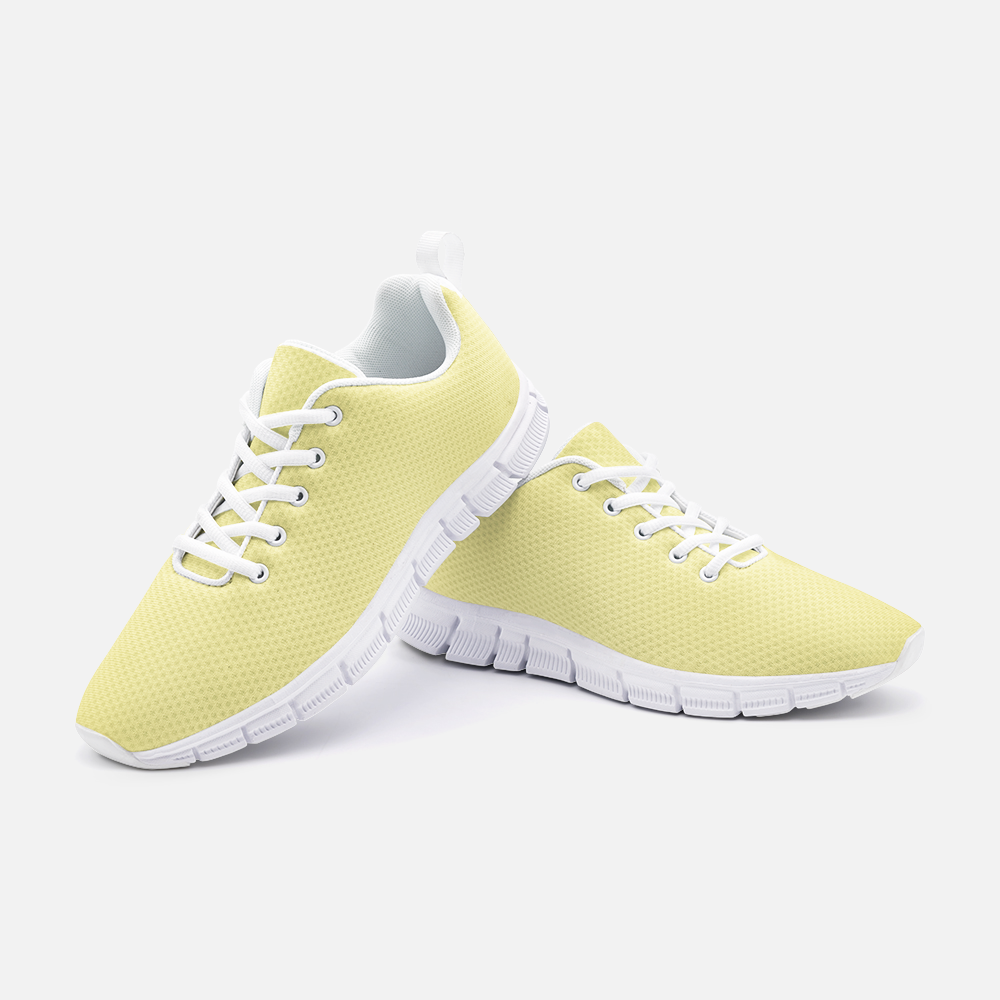Butter Yellow Unisex Lightweight Walking Sneakers