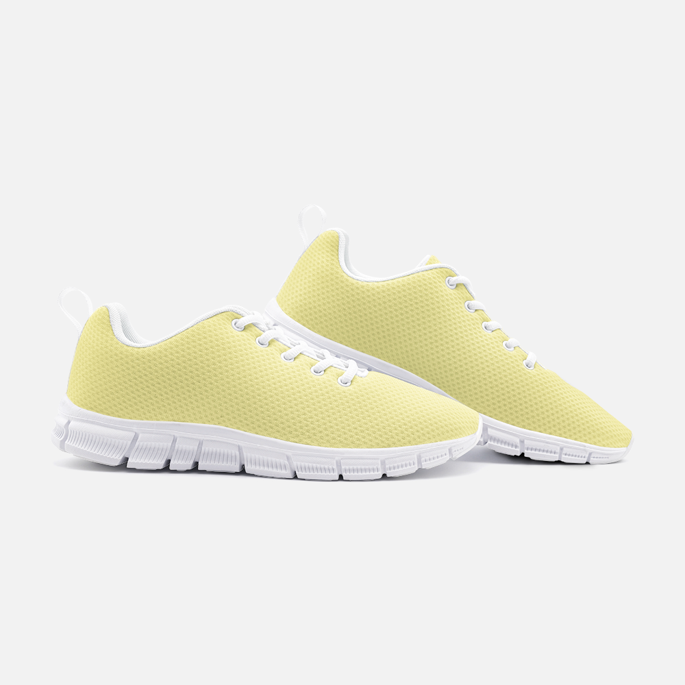 Butter Yellow Unisex Lightweight Walking Sneakers