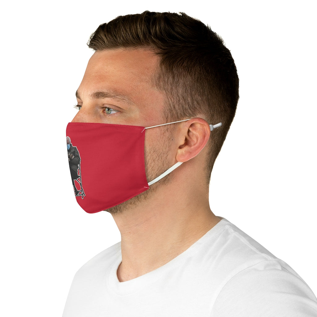 Red Bernie Fabric Face Mask