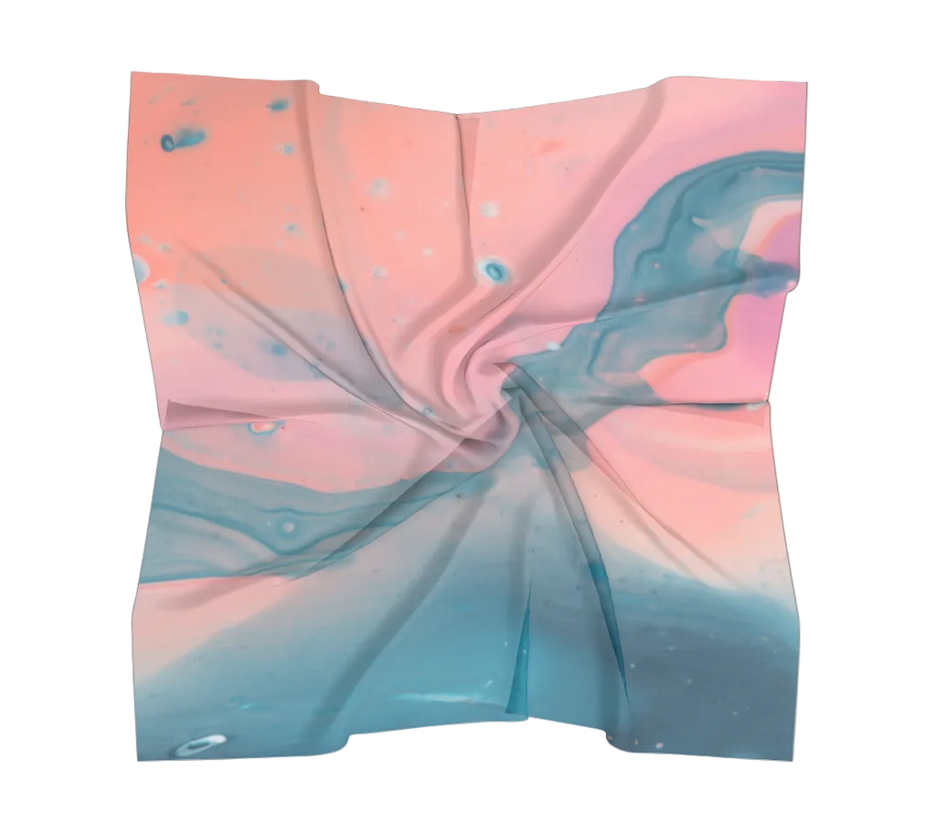 proud brigid affordable luxury silk scarf pink and blue