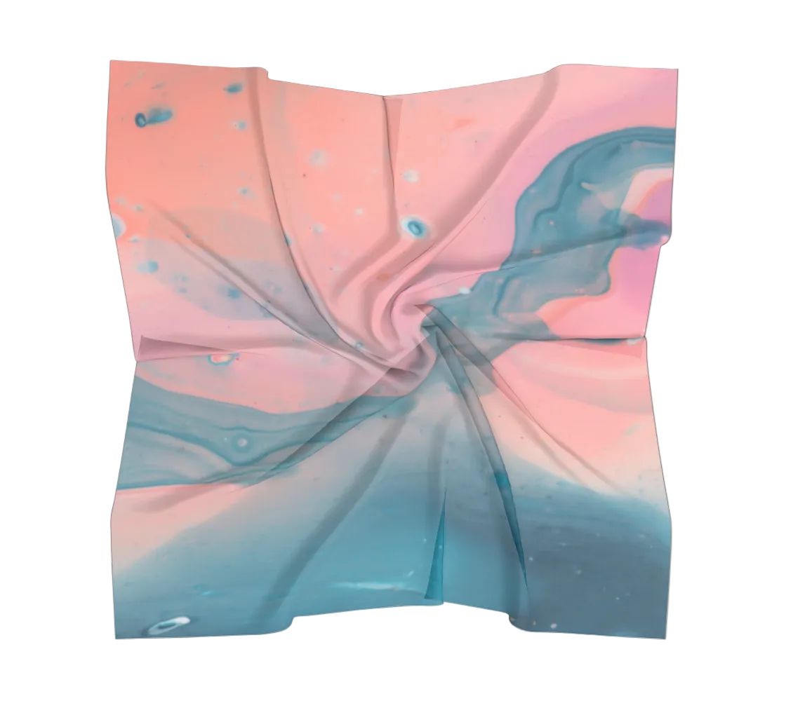 proud brigid affordable luxury silk scarf pink and blue