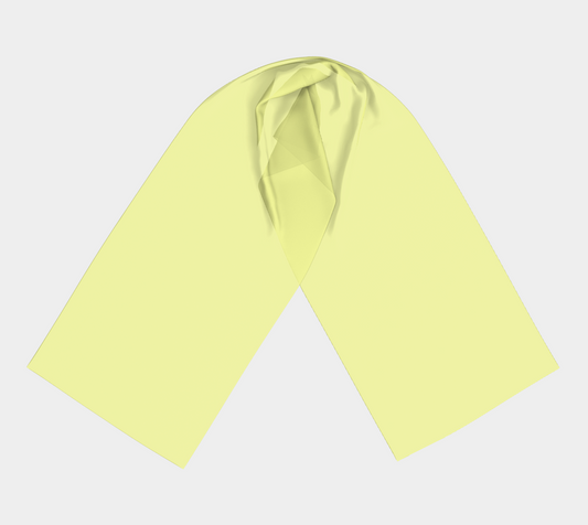 Butter Yellow Long Scarf