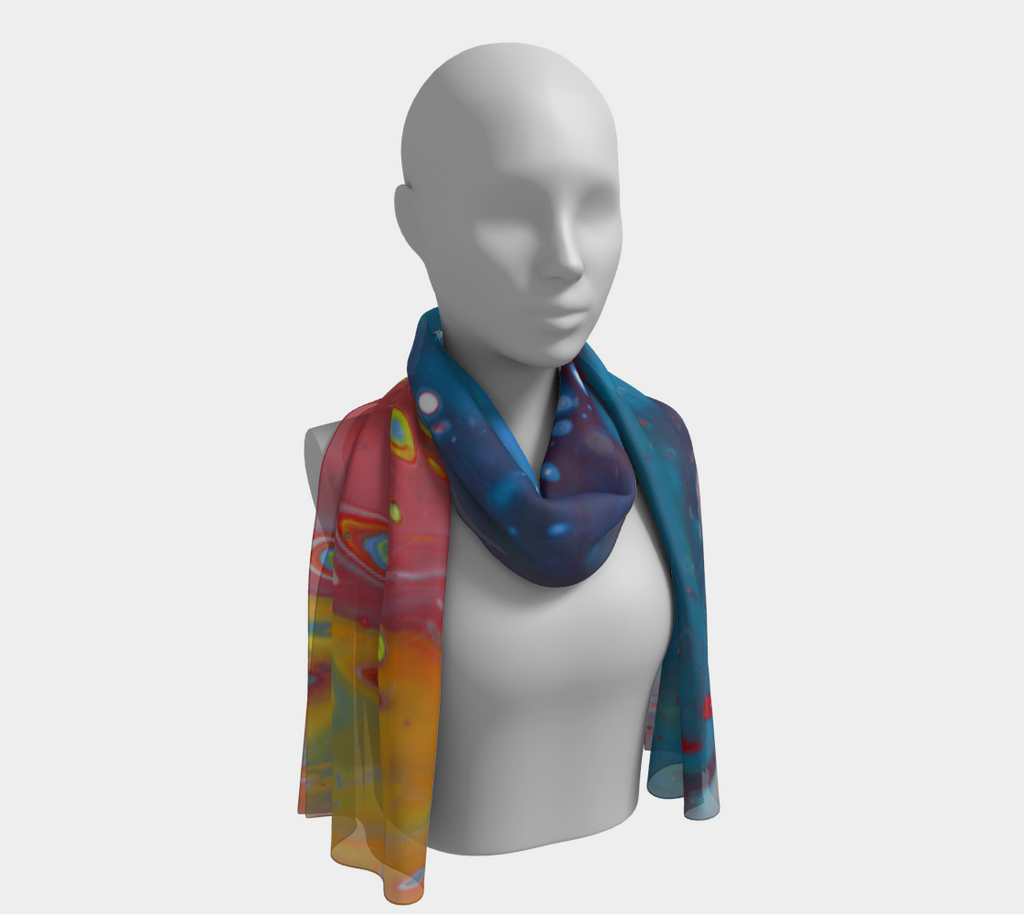 Primary Days of our Lives Long Silk Head Scarf