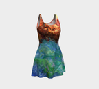 Aura Splash Flare Dress