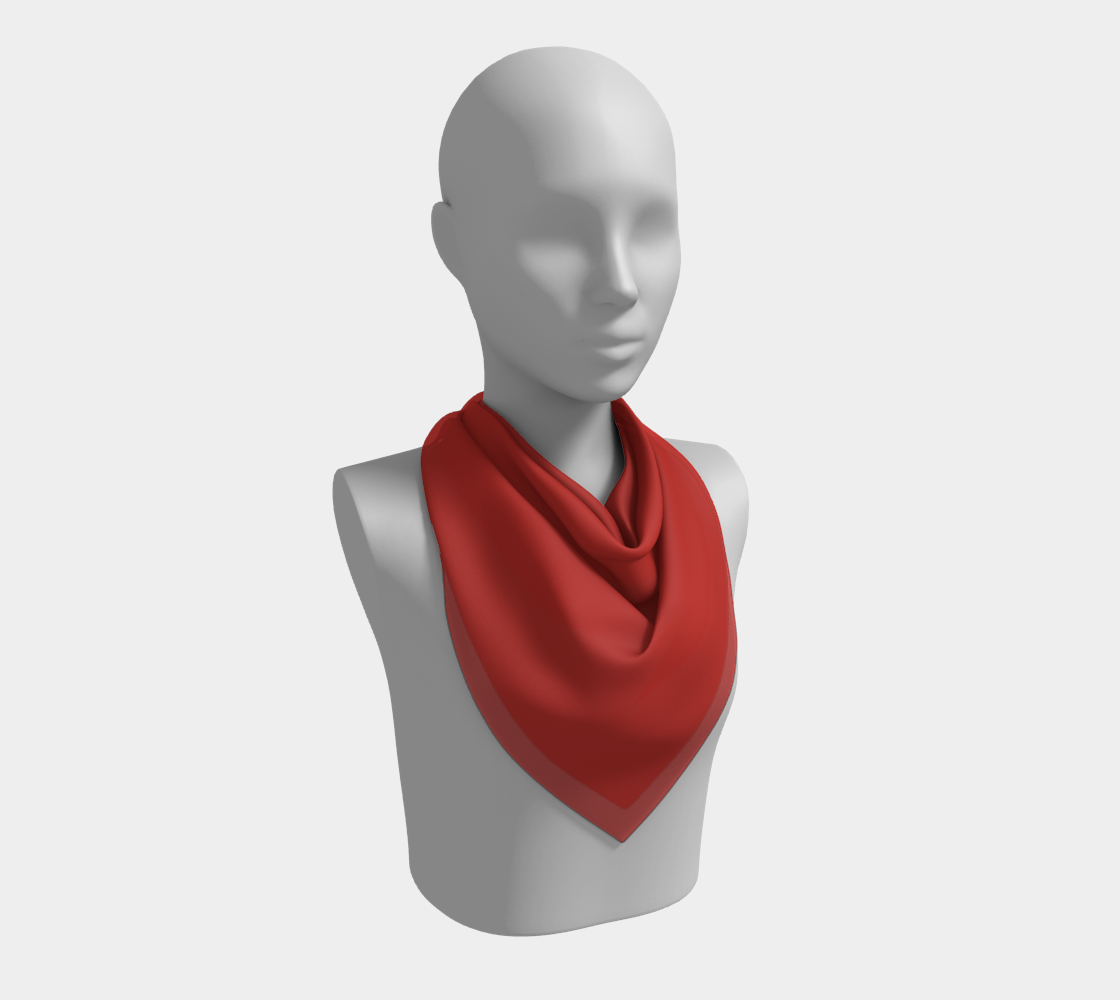 Red Cherry Square Scarf
