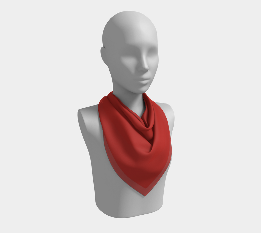 Red Cherry Luxury SIlk Scarf