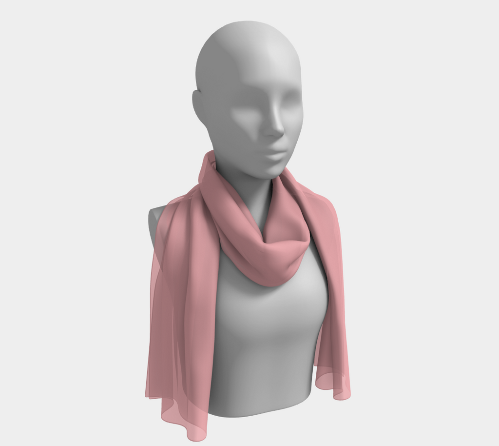 Pink Petal Long Scarf
