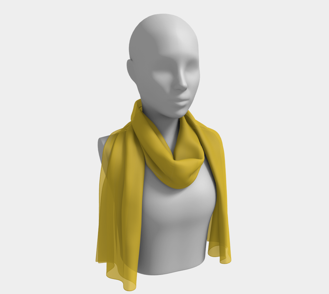 Gold Tooth Long Scarf