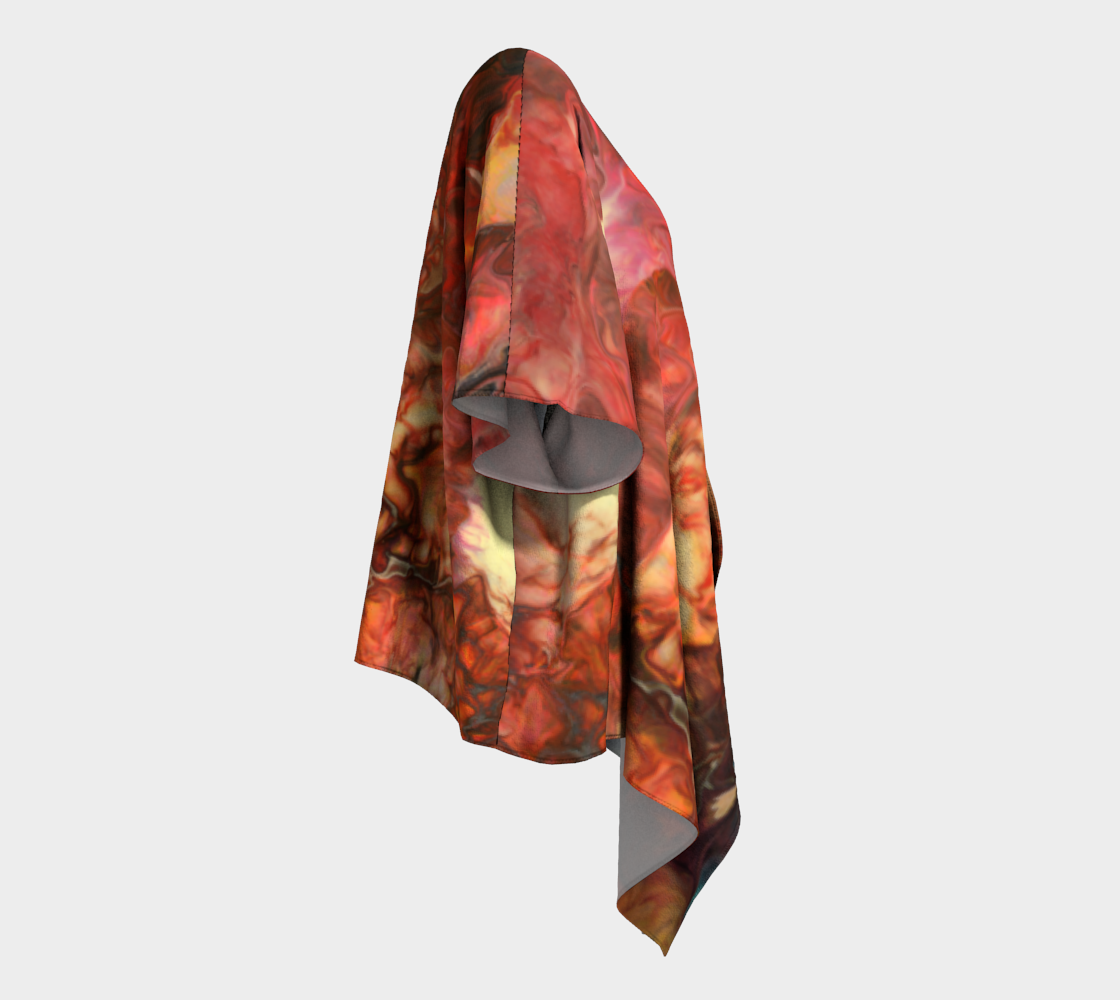 Aura Splash Draped Kimono