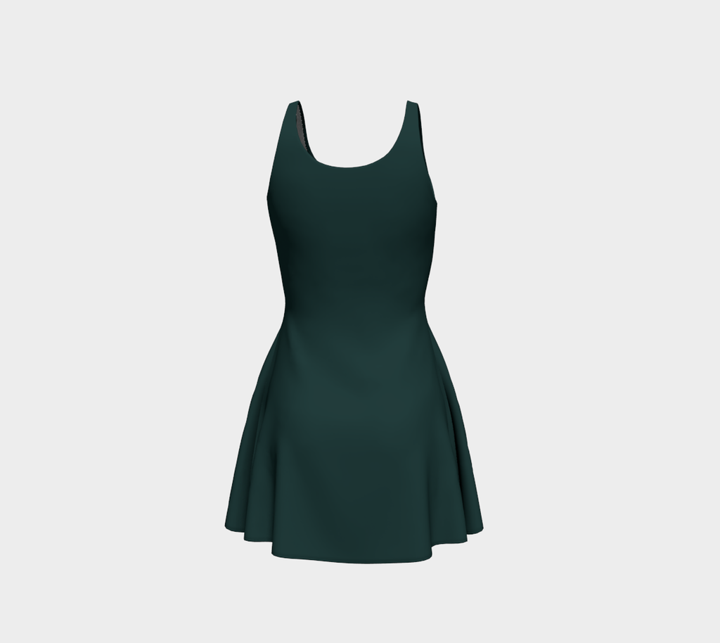 Sea Green Flare Dress