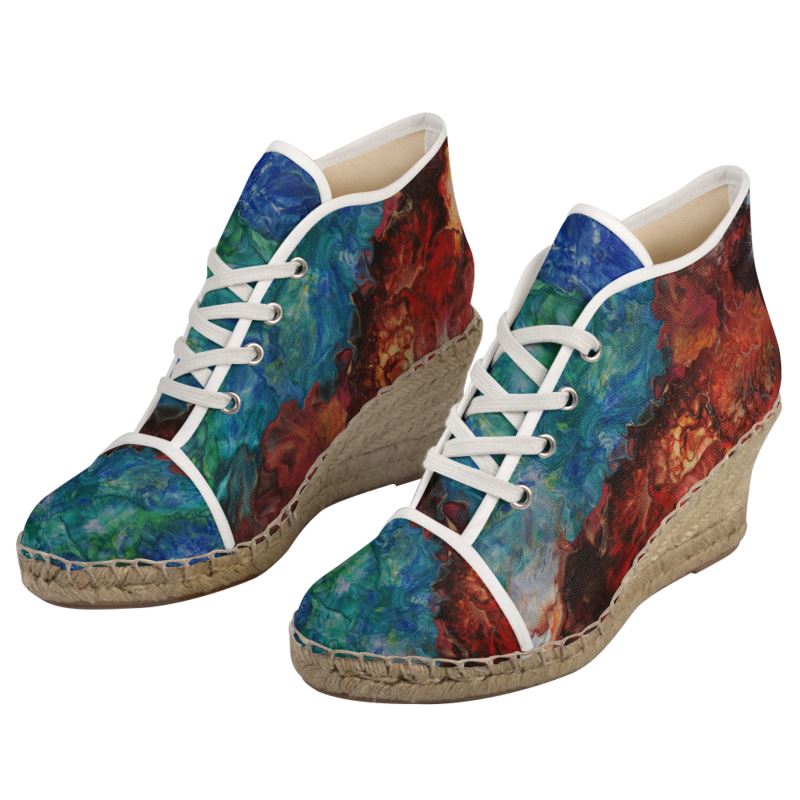 Aura Splash Wedge Espadrille