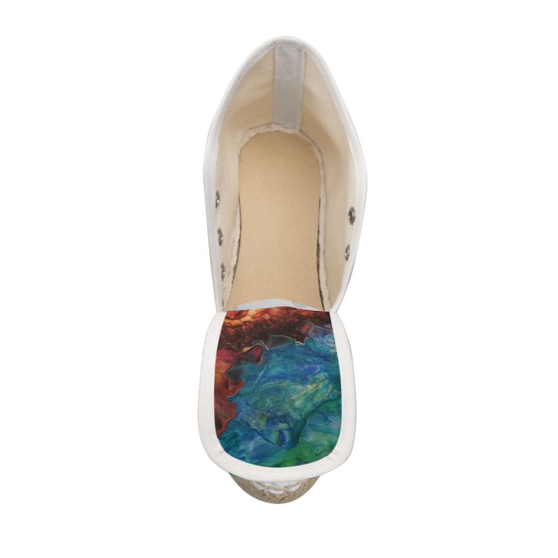 Aura Splash Wedge Espadrille