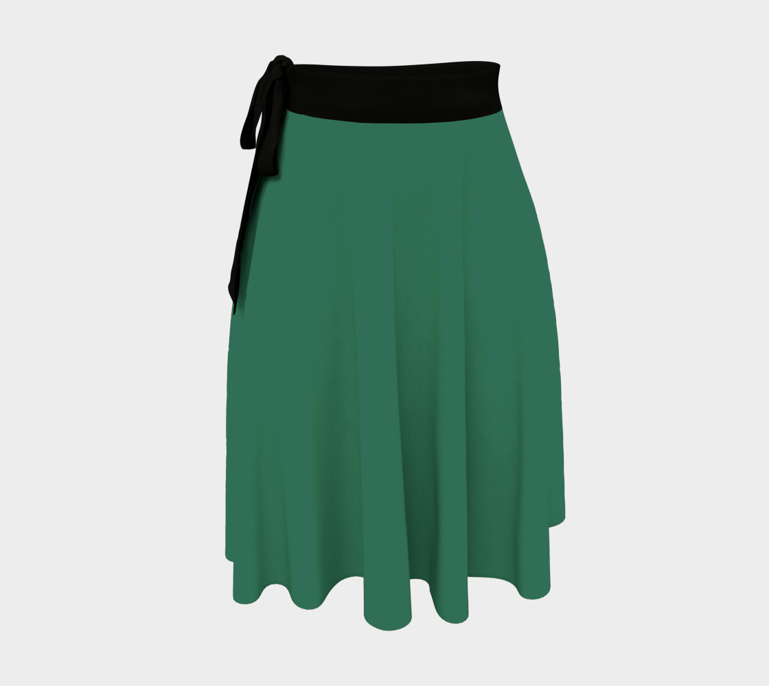 Bright Green Wrap Skirt