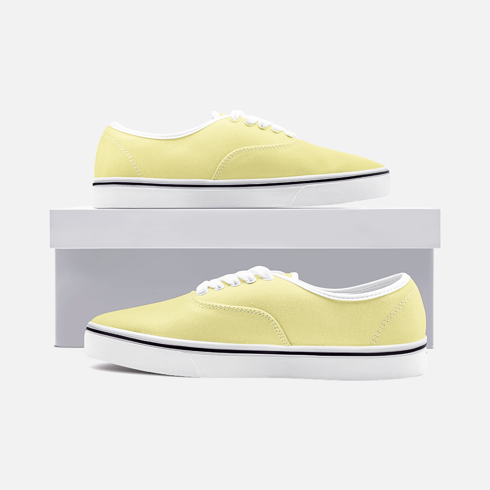 Butter Yellow Unisex Canvas Loafer