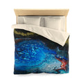 Gold Stream Microfiber Duvet Cover