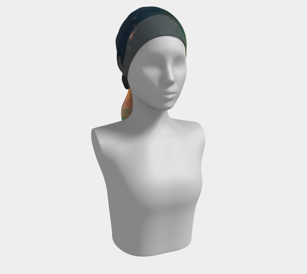 Jazzy Jewels Long Silk Head Scarf