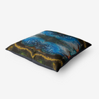 Gold Stream Splash Home Goods Premium Hypoallergenic Throw Pillow