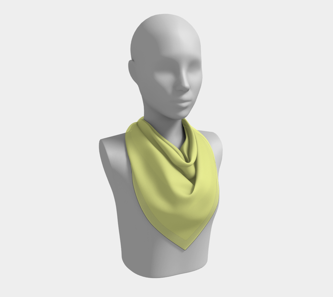 Butter Yellow Square Scarf