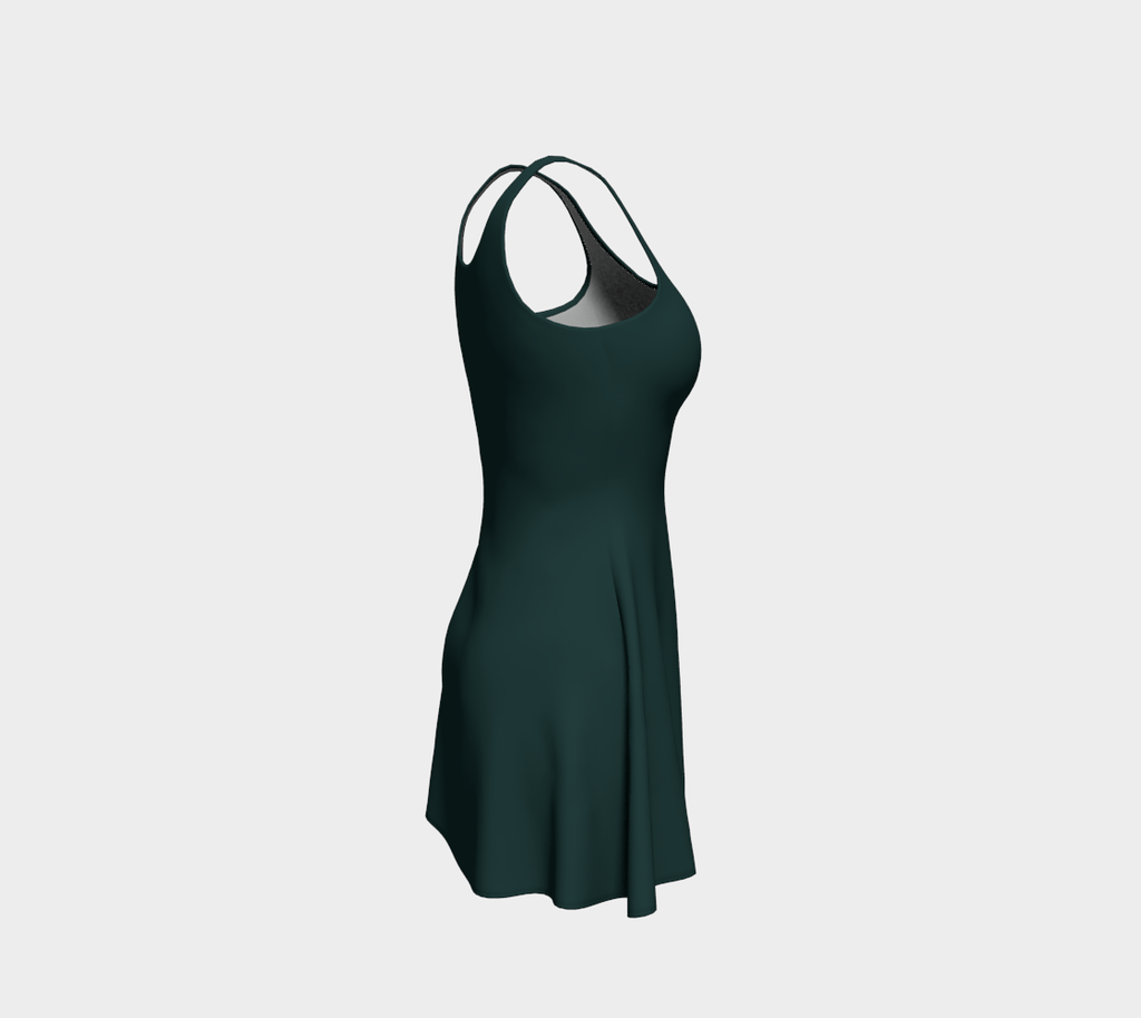 Sea Green Flare Dress