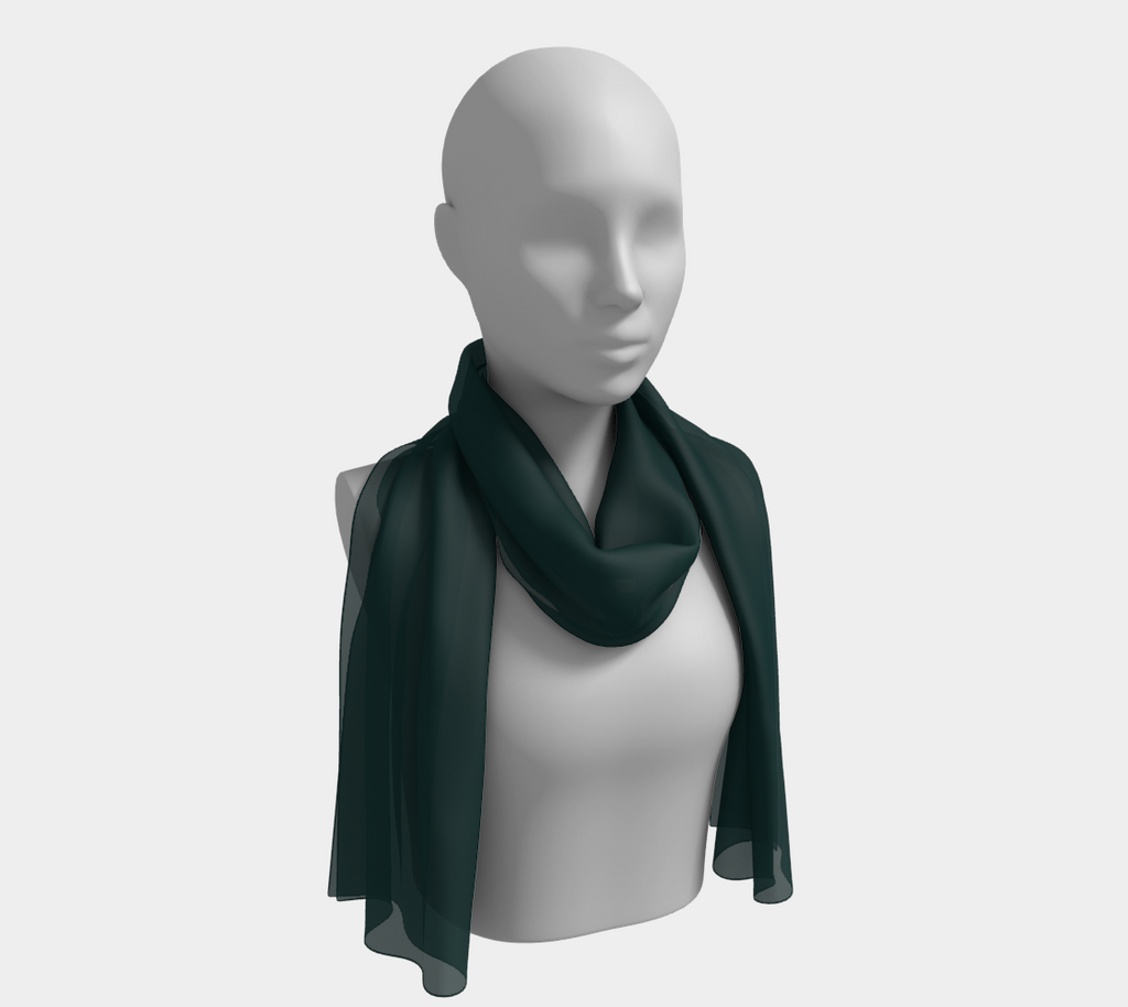 Sea Green Long Scarf