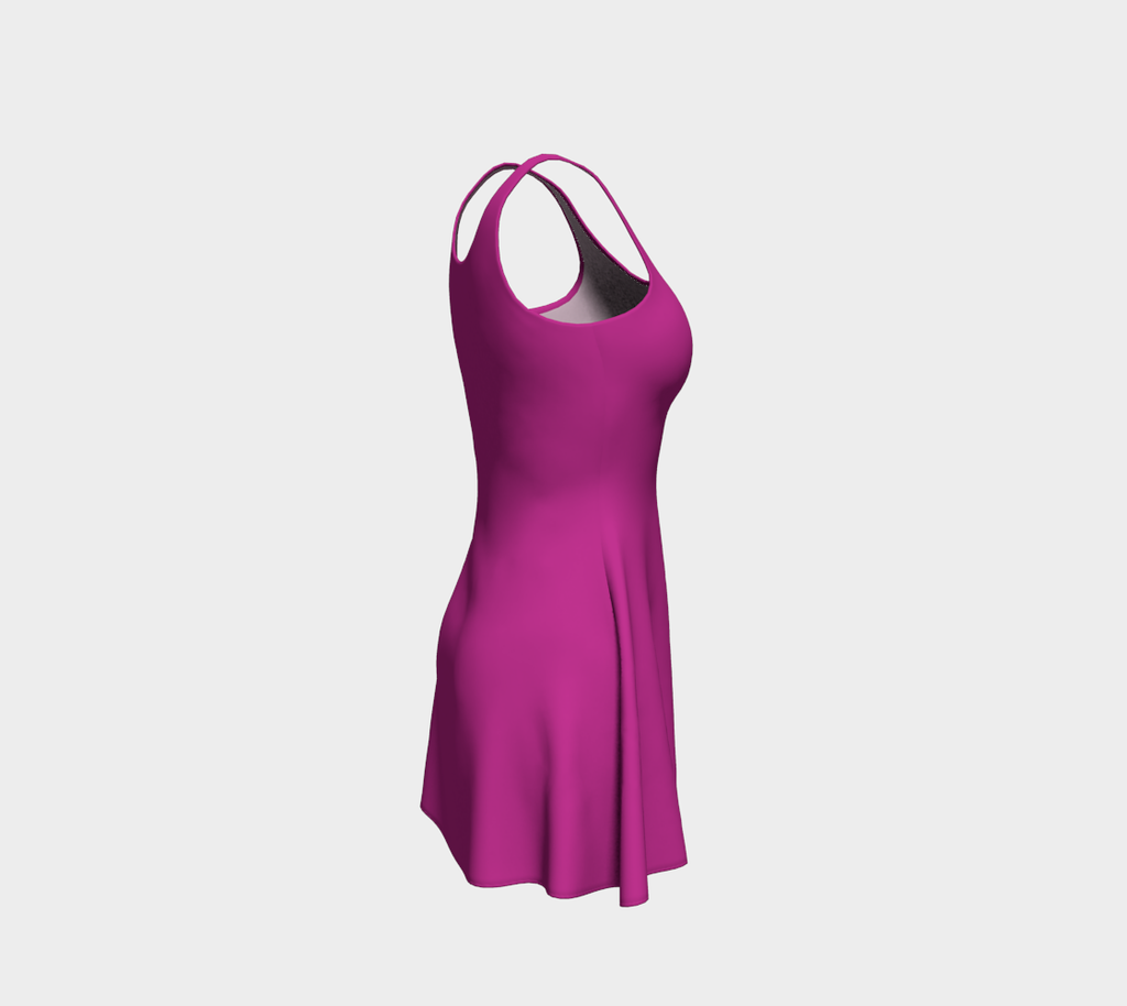 Fabulous Fuchsia Flare Dress
