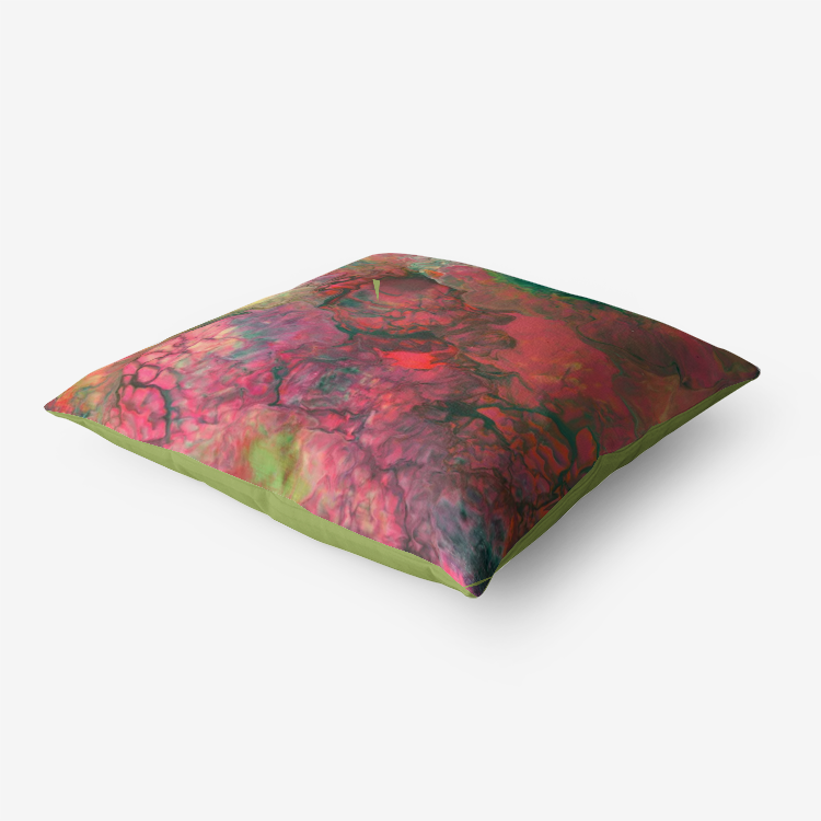 Bright Cameron Light Green Home Goods Premium Hypoallergenic Throw Pillow