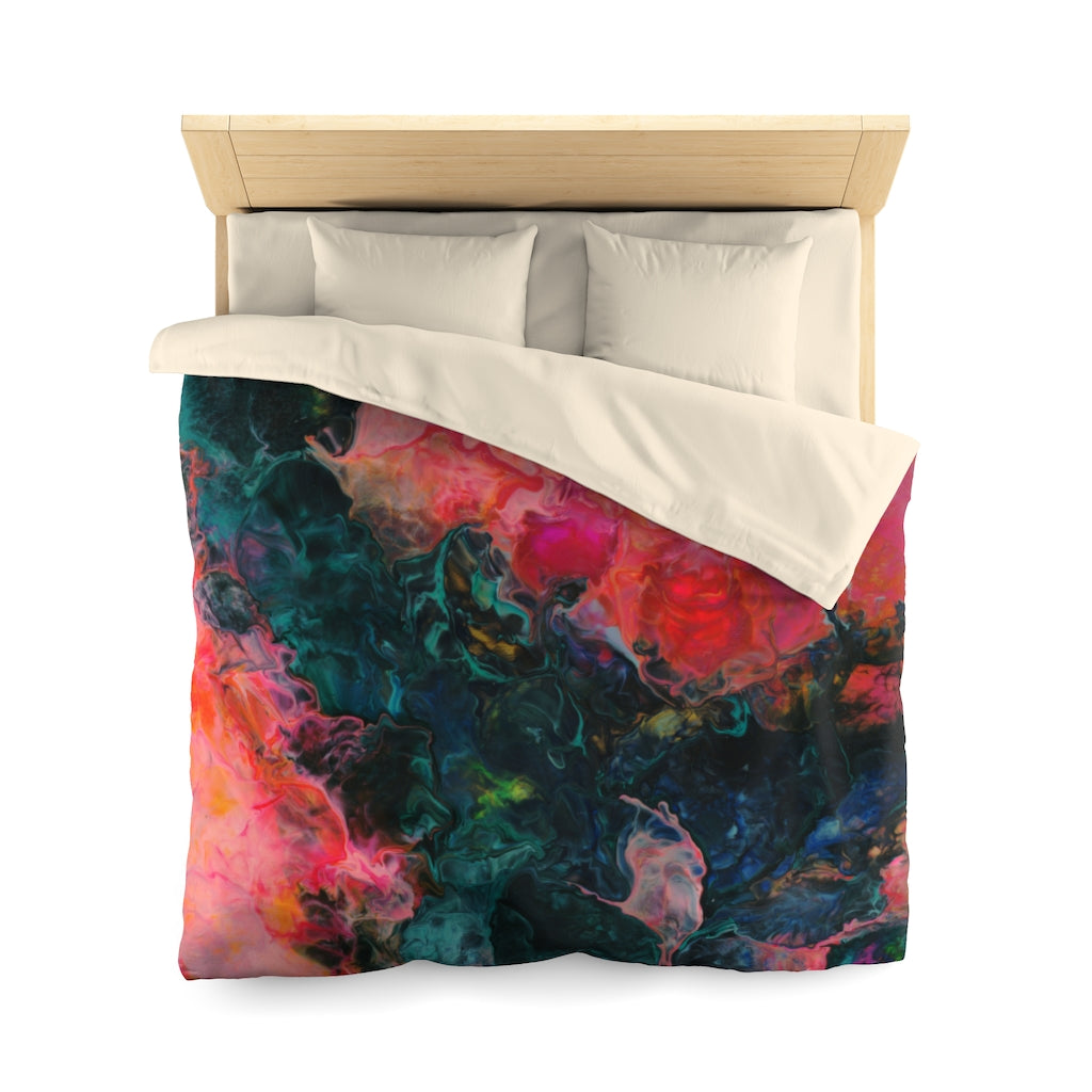 Feel the Borboleta Microfiber Duvet Cover