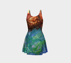 Aura Splash Flare Dress