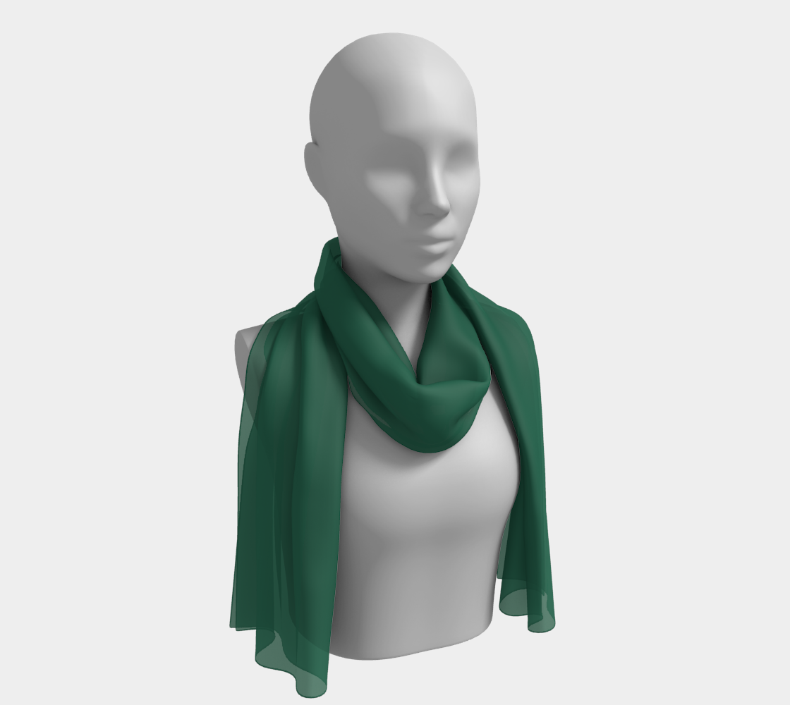 Bright Green Long Scarf