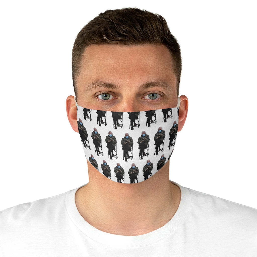 White Multi-Bernie Fabric Face Mask