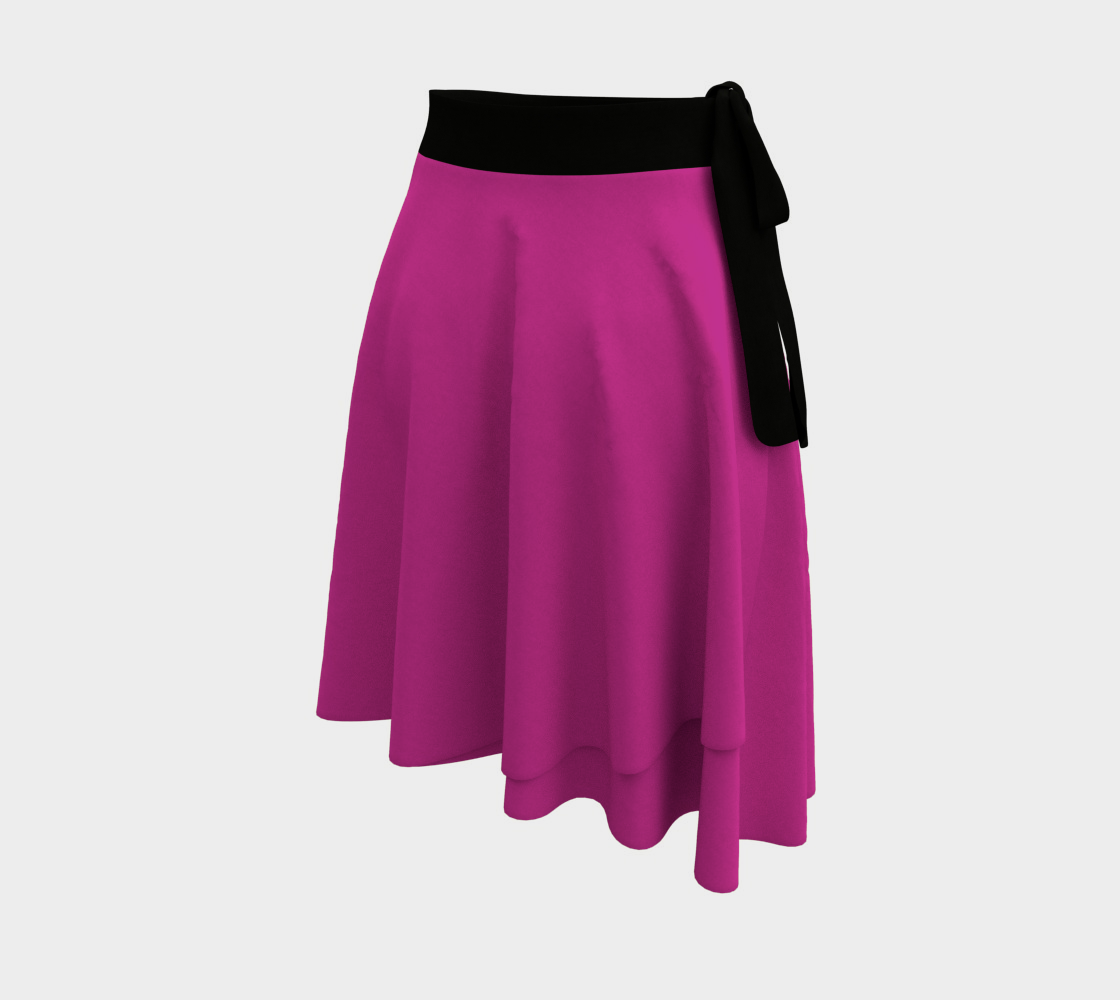 Fabulous Fuchsia Wrap Skirt
