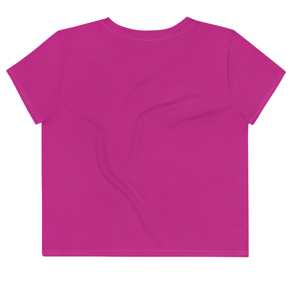 Fabulous Fuchsia Crop Tee