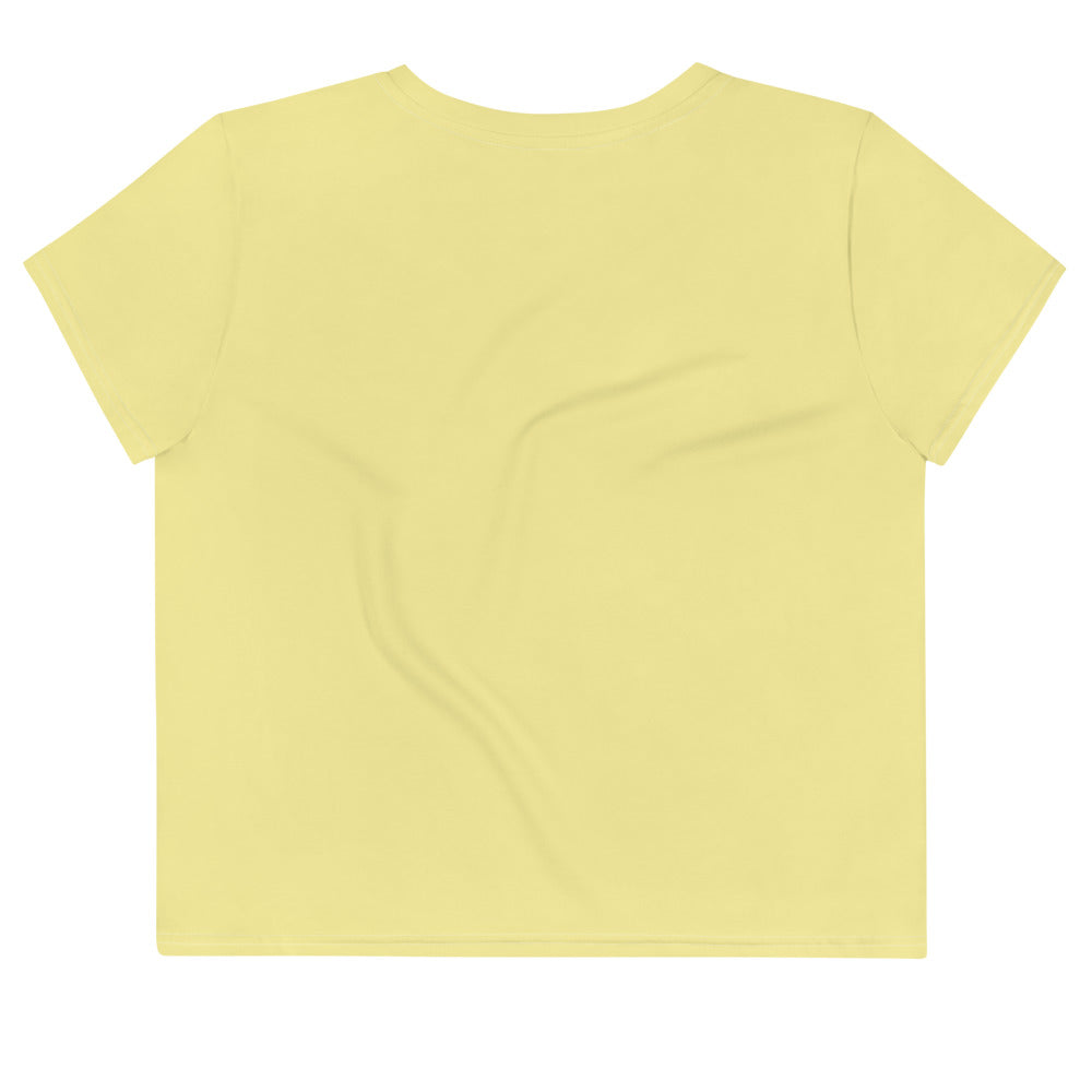 Butter Yellow Crop Tee