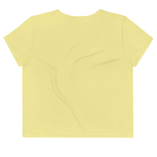 Butter Yellow Crop Tee