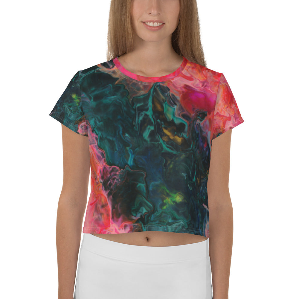 Feel the Borboleta Crop Tee