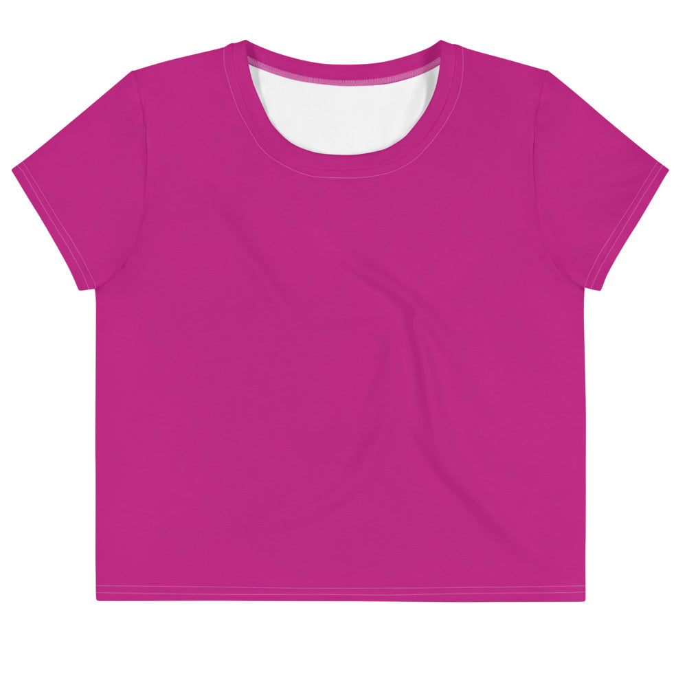 Fabulous Fuchsia Crop Tee