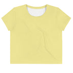 Butter Yellow Crop Tee