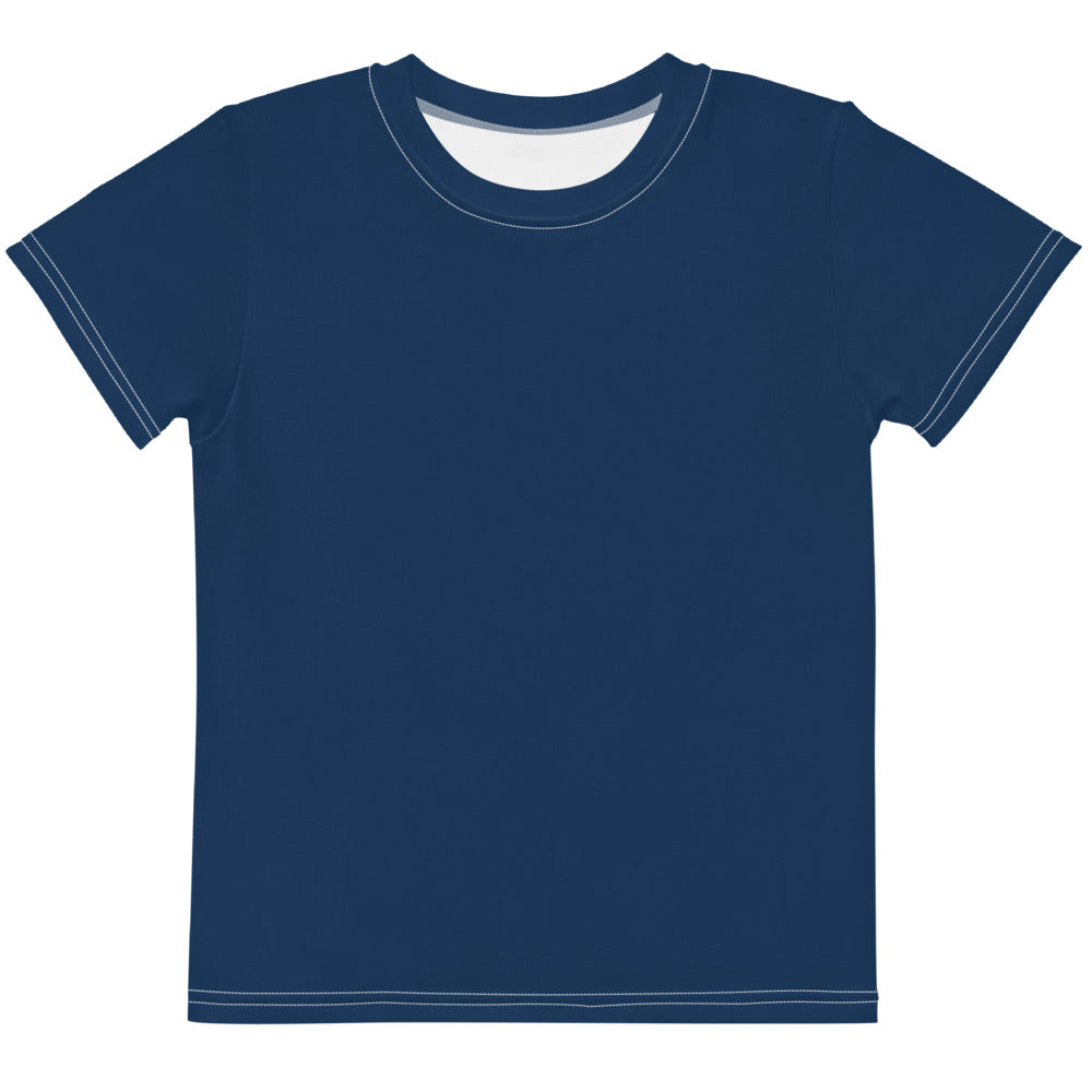 Gender Neutral Kids' Crew Neck T-Shirt in (In the) Navy
