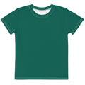 Gender Neutral Kids' Crew Neck T-Shirt in Bright Green