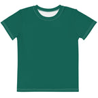 Gender Neutral Kids' Crew Neck T-Shirt in Bright Green