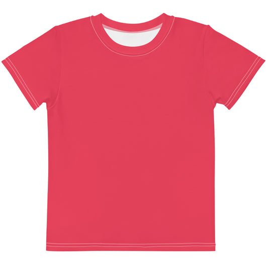 Gender Neutral Kids' Crew Neck T-Shirt in My Hibiscus