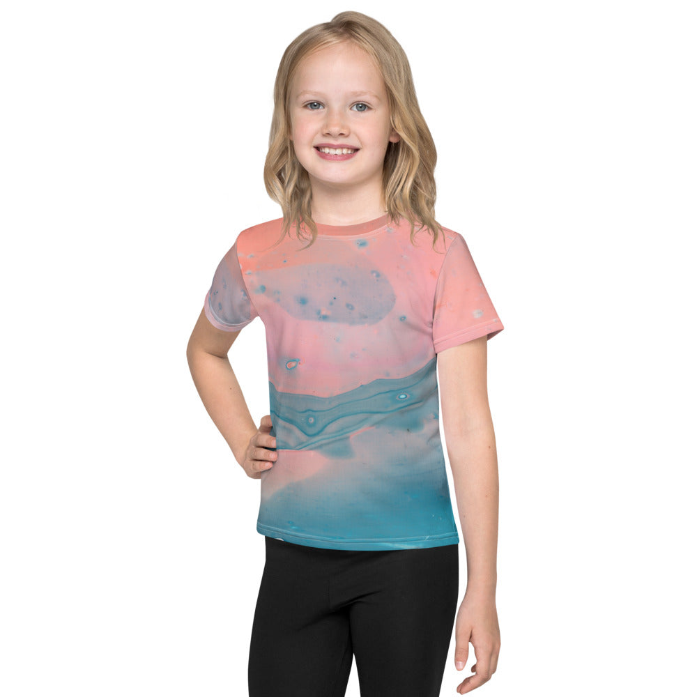 Gender Neutral Kids' Crew Neck T-Shirt in Proud Brigid