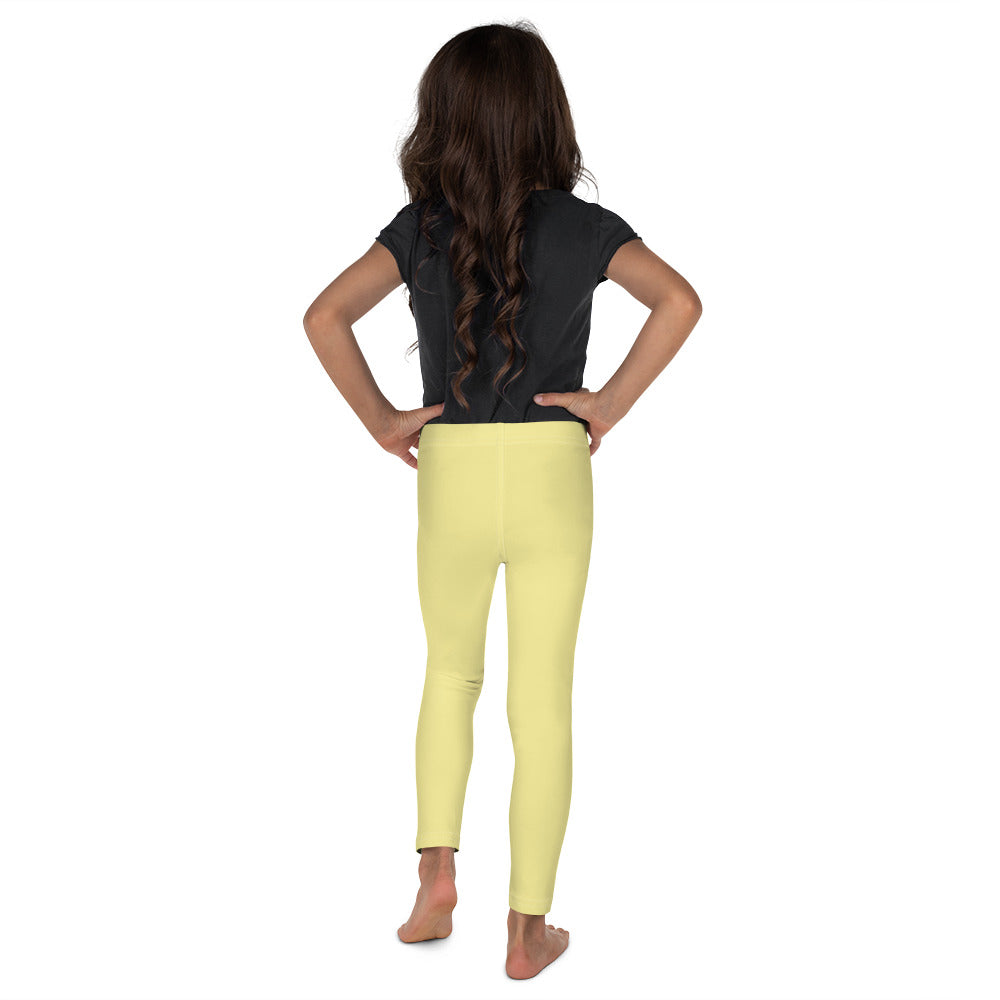Butter Yellow Kids Leggings