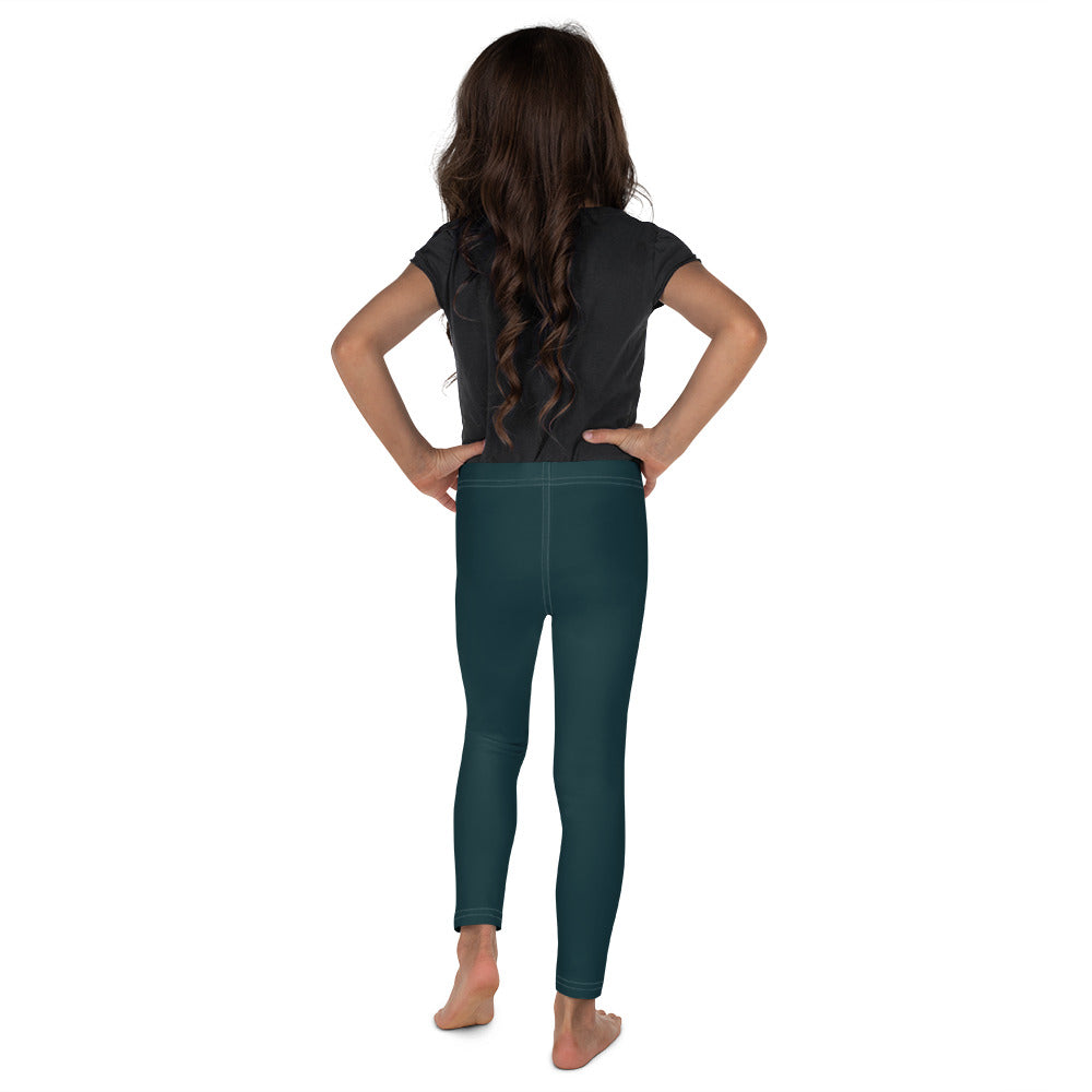 Sea Green Kids Leggings