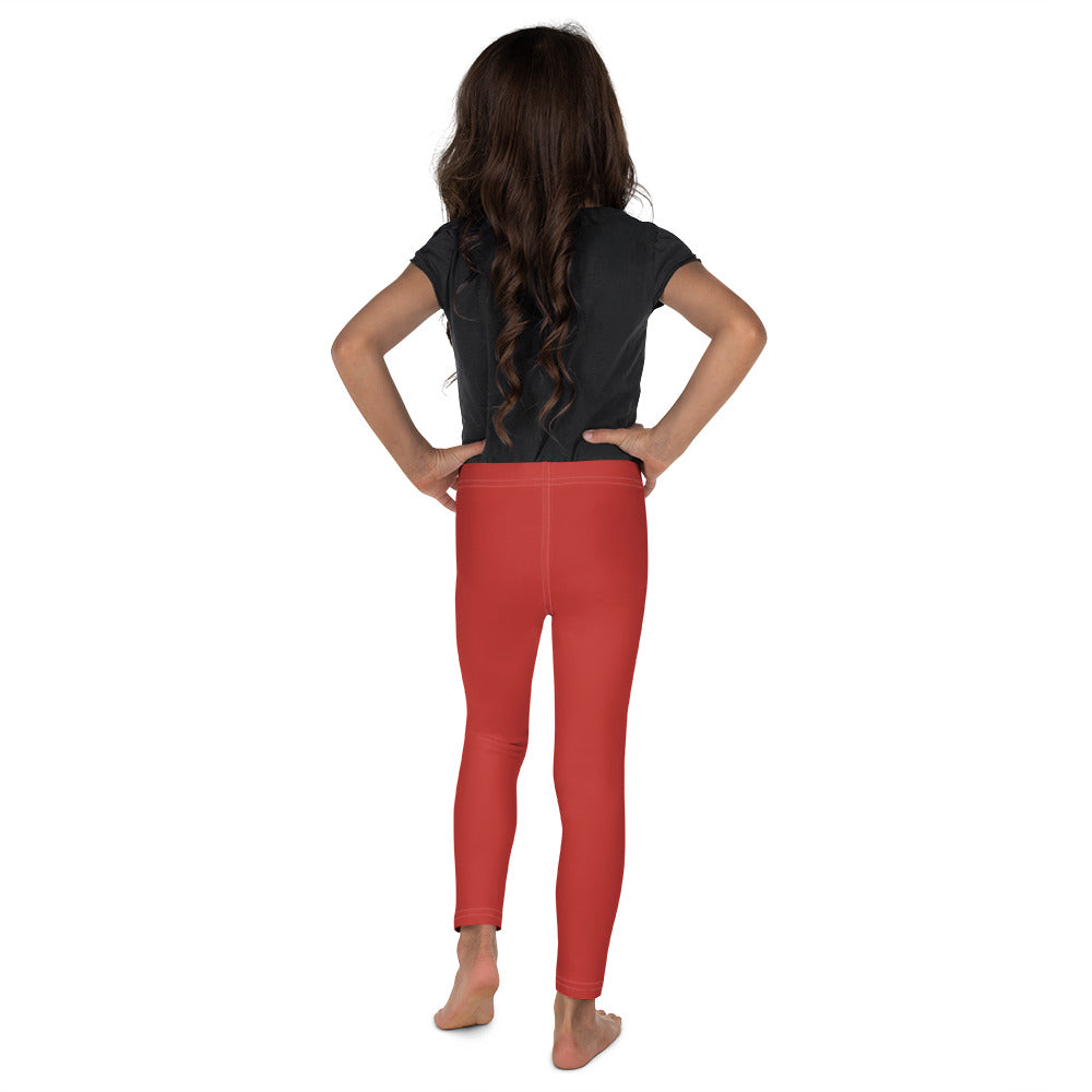 Cherry Red Kids Leggings